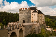 hrad Český Šternberk 30 km od penzionu U Čerta